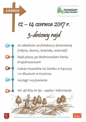 Szlakiem architektury drewnianej - Łódzkie 2017
