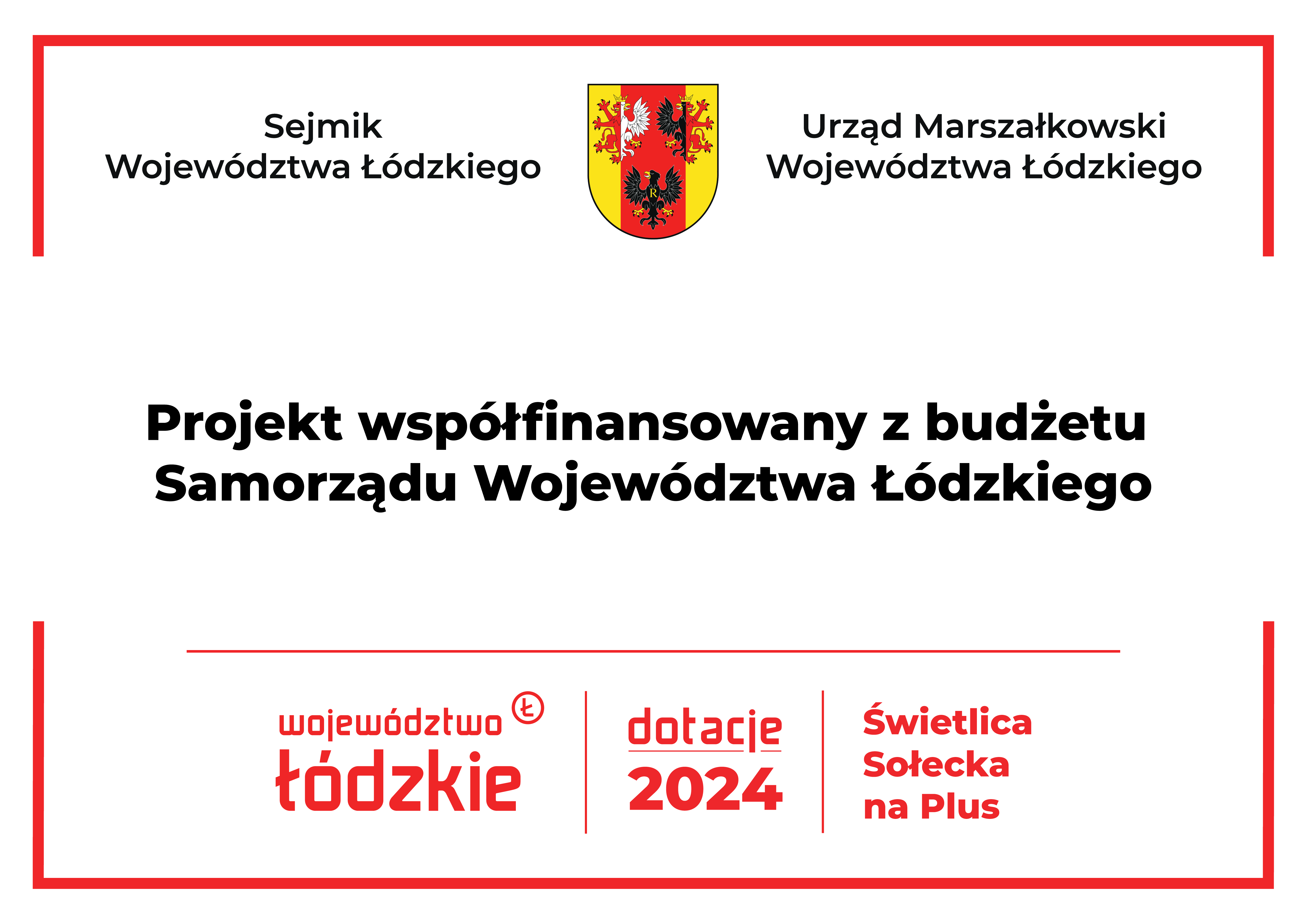 Dotacje 2024 Tablice Swietlica Solecka Współfinansowanie 1