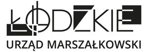 Logo Województwa Łódzkiego, biało-czarne