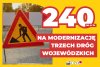 240 mln na modernizację trzech dróg wojewódzkich. Zarząd Województwa Łódzkiego daje zielone światło inwestycjom.