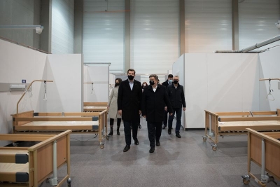Szpital tymczasowy w hali Expo gotowy na przyjęcie pacjentów