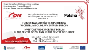 22-23 września Forum Inwestorów i Eksporterów