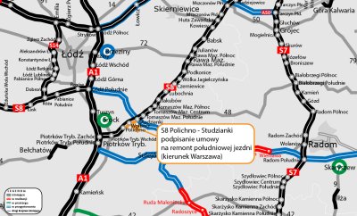 Remont najstarszego odcinka S8 w regionie łódzkim - wartość inwestycji 37 mln zł