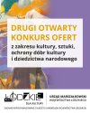 Komunikat w sprawie poprawy brak&oacute;w lub nieprawidłowości formalnych w ofertach złożonych w drugim otwartym konkursie ofert z zakresu kultury, sztuki, ochrony d&oacute;br kultury i dziedzictwa narodowego w 2026 roku