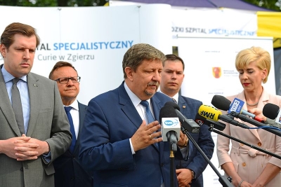Otwieranie szpitala w Zgierzu