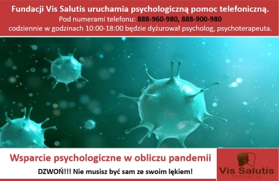 Potrzebujesz porady psychologa w związku z pandemią? Zadzwoń