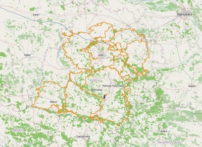 Łódzki Szlak Konny - pętla zewnętrzna odcinek 37; Napoleonów - Parzniewice