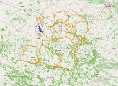 Łódzki Szlak Konny - pętla zewnętrzna odcinek 02; Góry Prusinowskie - Popów