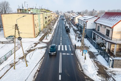 Poprawa bezpieczeństwa pieszych na drodze wojew&oacute;dzkiej nr 704 w Łyszkowicach.