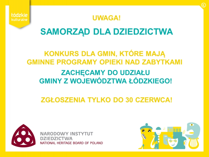 SAMORZĄD DLA DZIEDZICTWA – KONKURS DLA GMIN!