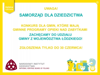 SAMORZĄD DLA DZIEDZICTWA – KONKURS DLA GMIN!