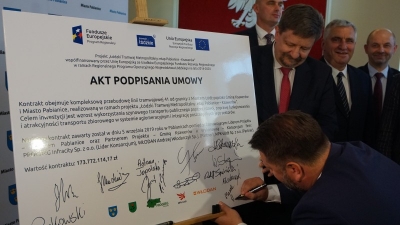 Umowa na modernizację linii tramwajowej 41 do Pabianic podpisana