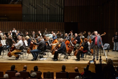 Próba generalna w Filharmonii Łódzkiej dla niecodziennej publiczności