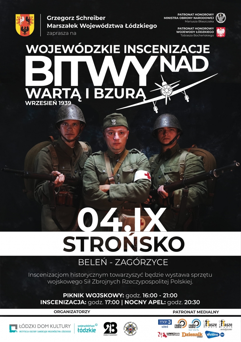 Wojewódzkie Inscenizacje Bitwy nad Wartą i Bzurą Wrzesień 1939 r.