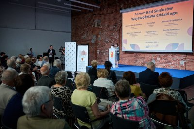 Są zaangażowani i aktywni. Członkowie Rad Seniorów z regionu spotkali się w Łodzi