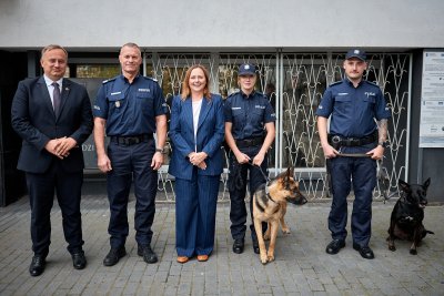 150 tysięcy złotych dla policji na zakup psów patrolowo-tropiących