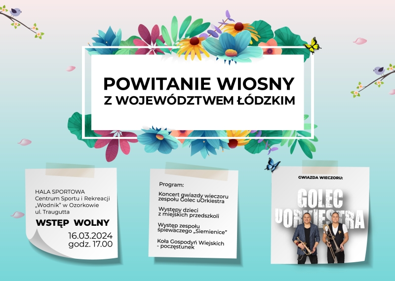 Powitanie wiosny z Województwem Łódzkiem