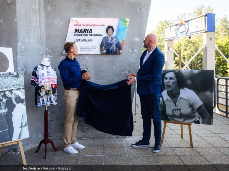 Maria Kwaśniewska-Maleszewska w Galerii Sław Łódzkiego Sportu!