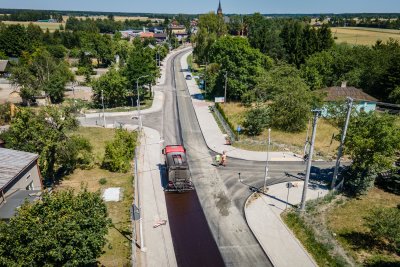 W Budziszewicach w powiecie tomaszowskim kończy się modernizacja drogi wojewódzkiej