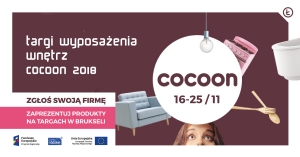 Wyniki rekrutacji na targi wyposażenia wnętrz COCOON 2018 w Brukseli