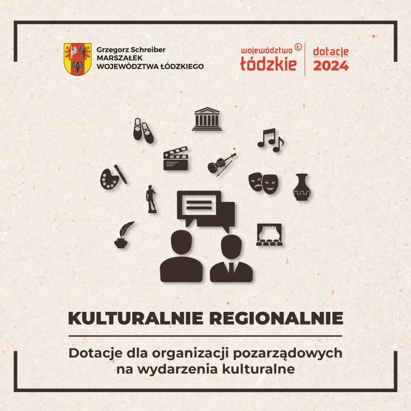 Rozstrzygnięcie pierwszego otwartego konkursu ofert pt. „Kulturalnie regionalnie” w 2024 roku