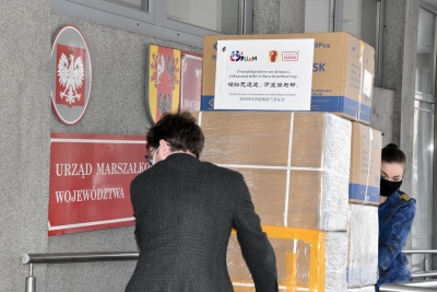Maseczki z Syczuanu dla Łódzkiego