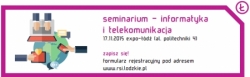 Seminarium- Informatyka i Telekomunikacja