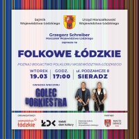 FOLKOWE ŁÓDZKIE już 19 marca w Sieradzu!
