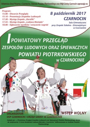 PRZEGLĄD ZESPOŁ&Oacute;W LUDOWYCH W CZARNOCINIE
