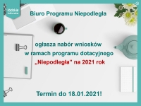 Nabór w ramach programu dotacyjnego „Niepodległa” na 2021 rok.