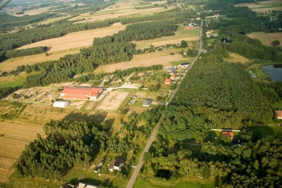 Widok na ośrodek z lotu ptaka