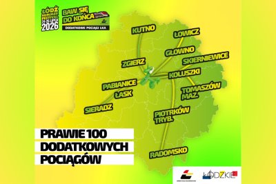 ŁKA gra z Ł&oacute;dź Summer Festival. 100 dodatkowych pociąg&oacute;w i bezpłatne przejazdy