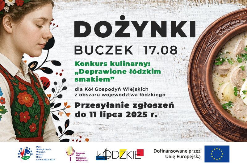 Plakat Dożynki Buczek 2025 