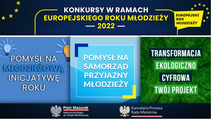 Europejski Rok Młodzieży – konkursy ogłoszone przez Kancelarię Prezesa Rady Ministrów