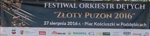 Festiwal Orkiestr Dętych „Złoty Puzon 2016” w Poddębicach