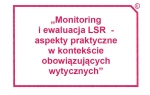 Szkolenie z monitoringu i ewaluacji LSR