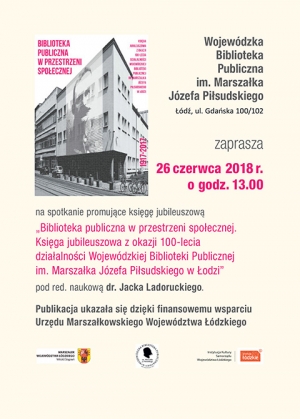 Promocja księgi jubileuszowej z okazji 100-lecia działalności Biblioteki