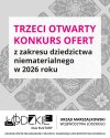 Komunikat w sprawie poprawy brak&oacute;w lub nieprawidłowości formalnych w ofertach złożonych w trzecim otwartym konkursie ofert z zakresu kultury, sztuki, ochrony d&oacute;br kultury i dziedzictwa narodowego w 2026 roku